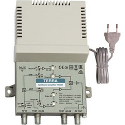 terra HS004 Ενισχυτής Σήματος Κεραίας Τηλεόρασης Κεντρικός 44dB UHF/VHF