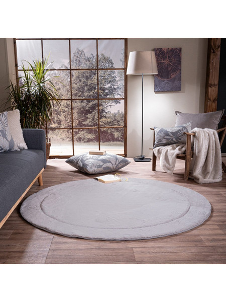 Teoran Floor Χαλί Στρογγυλό Shaggy 160cm 11