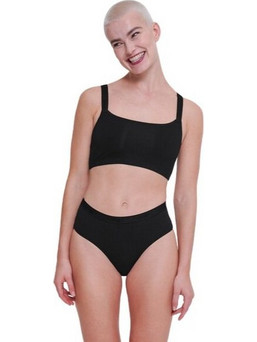 Sloggi Go Casual Μπουστάκι χωρίς Μπανέλα Μαύρο 10217780-0004