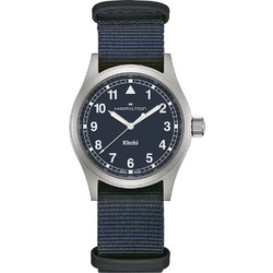 Hamilton Khaki Field Ανδρικό Ρολόι με Μπλε Υφασμάτινο Λουράκι H69401940