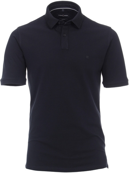 Casa Moda Ανδρική Μπλούζα Polo Κοντομάνικη Navy Μπλε 004470