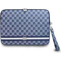 DKNY Checkered Pattern and Stripe Obal Θήκη Laptop 14" Blue