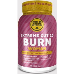 Gold Nutrition Extreme Cut 2.0 Burn Woman Θερμογεννετικός Λιποδιαλύτης 90 Κάψουλες