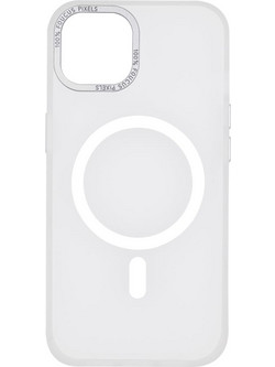 Sonique Magnetic Magmatte Back Cover White (iPhone 15 Plus)