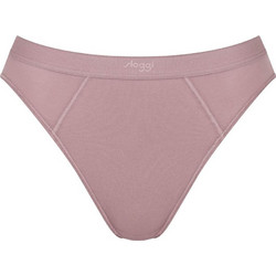 Sloggi Ever Ease Βαμβακερό Ψηλόμεσο Γυναικείο Slip Nude 10219658-6116