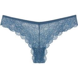 Triumph Tempting Lace Γυναικείο Sexy String με Δαντέλα Μπλε 10182559-6749