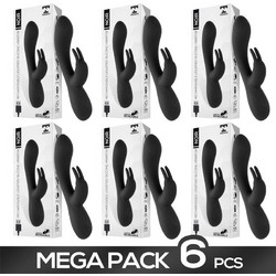Tardenoche Noir Rechargeable Liquefied Δονητής Rabbit 19.4cm Μαύρος 6τμχ