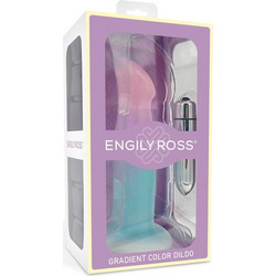 Engily Ross Changing Color Δονητής Bullet 17cm Ροζ Μπλε