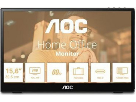 AOC 16T3EA IPS Φορητό Monitor 15.6" 1920x1080 60Hz 4ms