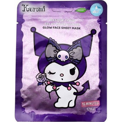 Hello Kitty Kuromi Take Care Glow Face Sheet Μάσκα Προσώπου για Ενυδάτωση με Υαλουρονικό 25ml