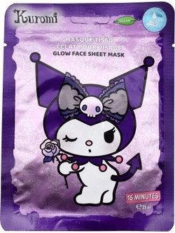 Hello Kitty Kuromi Take Care Glow Face Sheet Μάσκα Προσώπου για Ενυδάτωση με Υαλουρονικό 25ml