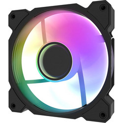 Darkflash DR08 Case Fan 120mm με Σύνδεση 3-Pin 4-Pin PWM 3τμχ Black