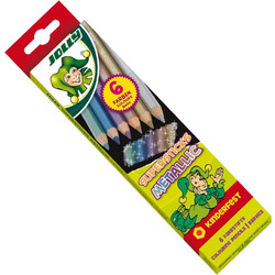 Jolly Supersticks Metallic Ξυλομπογιές Σετ 6τμχ