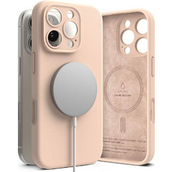 Ringke Silicone Magnetic MagSafe Back Cover Pink Sand (iPhone 16 Pro Max)