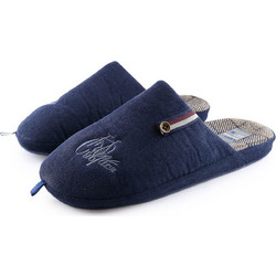 B-Soft Χειμερινές Ανδρικές Παντόφλες Navy Μπλε 68-21685