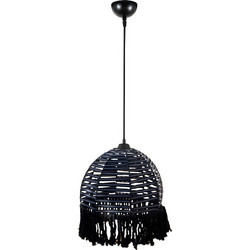 ARlight PDT 6813-NV/BK Κρεμαστό Φωτιστικό Οροφής Μονόφωτο E27 Μαύρο Μπλε Φ30cm 0083578