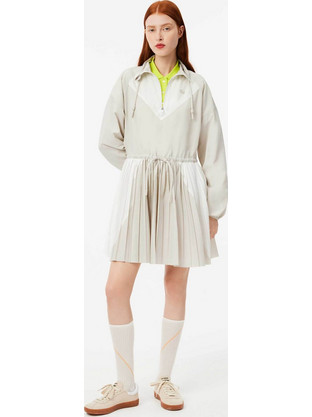 Lacoste Mini Καθημερινό Φόρεμα Εκρού EF3250
