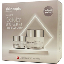 Skincode Exclusive Cellular Anti-Aging Cream 50ml + Wrinkle Prohibiting Eye Contour Cream 15ml