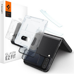 Spigen GLAS. TR EZ Fit Tempered Glass 2-pack Black (Samsung Galaxy Z Flip 4)