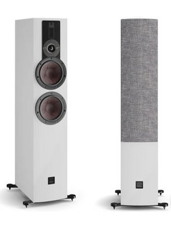 Dali Rubikore 6 Ζεύγος Ηχείων Hi-Fi Δαπέδου 200W 3 Δρόμων White