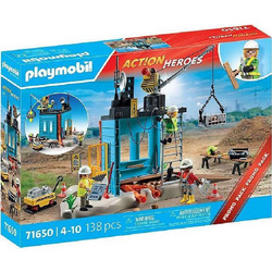 Playmobil Action Heroes Εργοτάξιο για 4-10 Ετών 71650