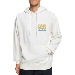 Quiksilver Ανδρικό Φούτερ με Κουκούλα & Τσέπες Λευκό EQYFT04972-WDW0