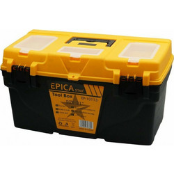 Epica Star EP-10113 Βαλίτσα Εργαλείων Πλαστική με Ταμπακιέρα Αδιάβροχη Μ53xΠ20xΥ20cm