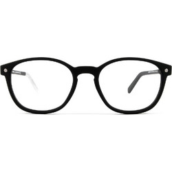 Snob SNV02 C030P Ανδρικός Σκελετός Γυαλιών Οράσεως με Clip-On Κοκάλινος Μαύρος