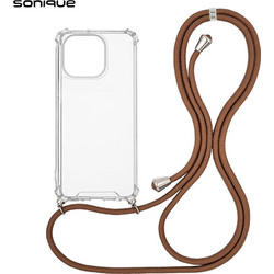 Sonique Armor Clear Back Cover Transparent / Brown (iPhone 14 Pro)