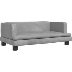 vidaXL Καναπές Κρεβάτι Σκύλου Γκρι 80x45cm 171895