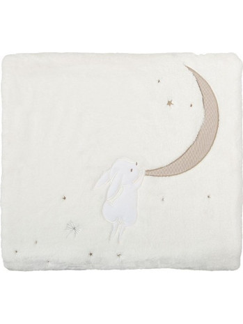 BimbiDreams Bunny Κουβέρτα Κούνιας Βελουτέ 110x140 Μπεζ