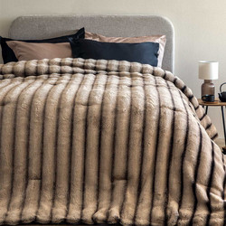 Palamaiki Κουβερτοπάπλωμα Υπέρδιπλο 230x250 Cate Beige