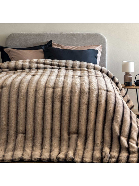 Palamaiki Κουβερτοπάπλωμα Υπέρδιπλο 230x250 Cate Beige
