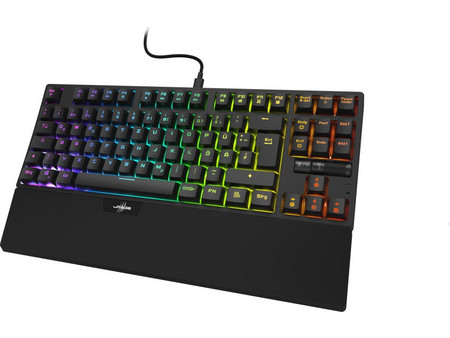 Hama uRage Exodus 860 Μηχανικό Gaming Πληκτρολόγιο TenKeyLess με Outemu Red Διακόπτες RGB Black