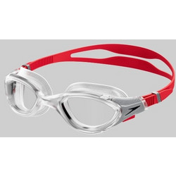 Speedo Biofuse 2.0 Γυαλάκια Κολύμβησης Ενηλίκων Αντιθαμβωτικά Κόκκινα Διαφανή