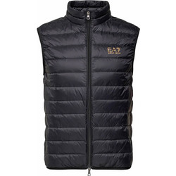 EA7 Αμάνικο Ανδρικό Μπουφάν Puffer Μαύρο 8NPQ06PNGPZ0208