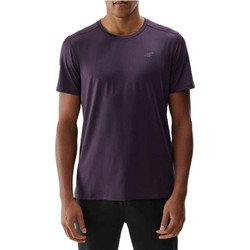 4F Functional Ανδρικό Αθλητικό T-Shirt Μωβ 4FWAW24TFTSM0999-50S