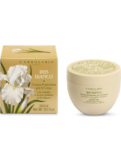 L'Erbolario Iris Bianco Ενυδατική Κρέμα Σώματος 300ml
