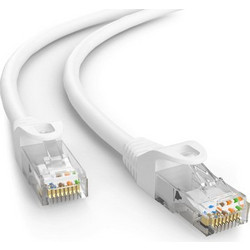 Powertech U/UTP Cat.5e Καλώδιο Δικτύου Ethernet 2m White CAB-N356
