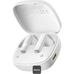 Baseus Bowie E20 Ακουστικά Bluetooth In Ear Ανθεκτικά στο Νερό White
