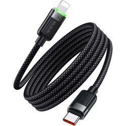 Mcdodo CA-2010 Braided Magnetic USB-C to Lightning Cable 36W 1m Black 6921002620109