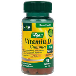 Holland & Barrett Vegan Vitamin D 1000iu 30 Ζελεδάκια