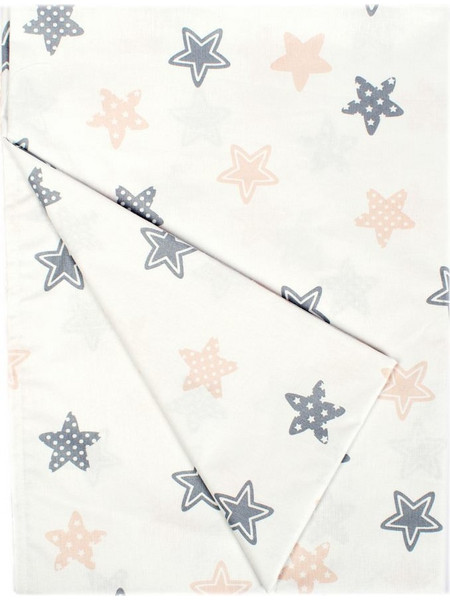 Dimcol Star 103 Πάνα Αγκαλιάς Χασέ Γκρι Σομόν 80x80cm