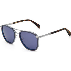Rag & Bone RNB5039-S PJP Ανδρικά Γυαλιά Ηλίου Aviator Μεταλλικά Ασημί με Μπλε Φακό