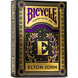 Bicycle Elton John Europe Τράπουλα Μαύρη 10041803