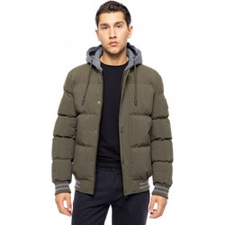 Biston Ανδρικό Μπουφάν Χειμωνιάτικο Puffer Πράσινο Mint 52-201-040