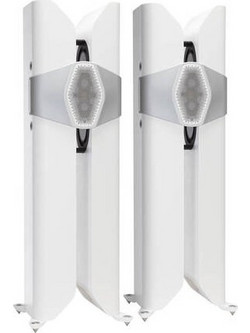 Monitor Audio Hyphn Ζεύγος Ηχείων Hi-Fi Δαπέδου 800W 3 Δρόμων White