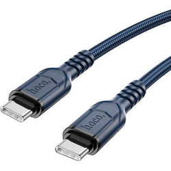 Hoco X59 Braided USB-C to USB-C 60W 2m Blue 6931474794192