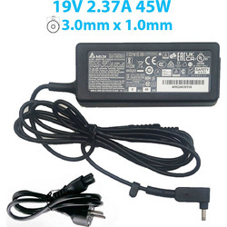 Delta ADP-45FE F Φορτιστής Laptop 45W 19V 2.37A για Acer με Αποσπώμενο Καλώδιο Τροφοδοσίας