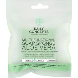 Daily Concepts Multi-Functional Soap Sponge Aloe Vera Σφουγγάρι Μπάνιου για Καθαρισμό